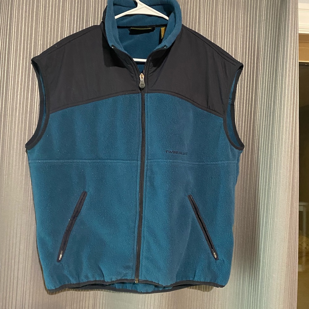 Timberland Teal and Navy Men's Vest